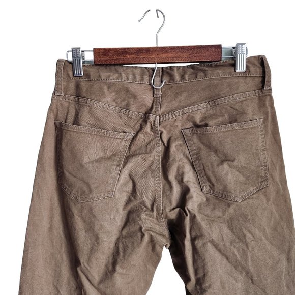 Buck Mason Pants Men's 31x29 Olive Green Roper Twill Ford Standard Jean - Picture 8 of 12